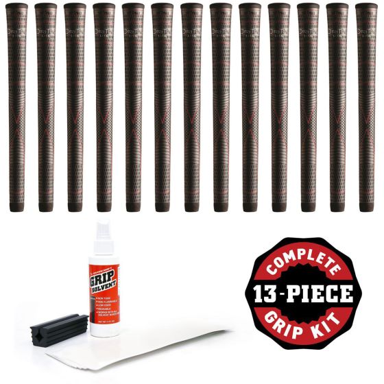 Special price Winn Dri-Tac Lite – 13 Piece Golf Grip Kit (with tape, solvent, vise clamp)